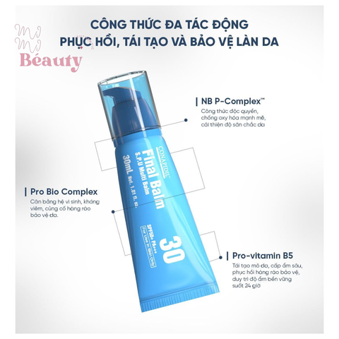 CONAPIDIL FINAL BALM S.P.U Multi Balm SPF50+PA+++ 30ml - Kem Dưỡng Đa Năng Chống Nắng Nâng Tone
