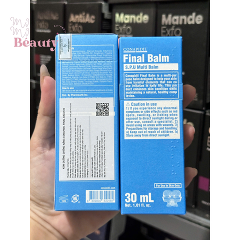 CONAPIDIL FINAL BALM S.P.U Multi Balm SPF50+PA+++ 30ml - Kem Dưỡng Đa Năng Chống Nắng Nâng Tone