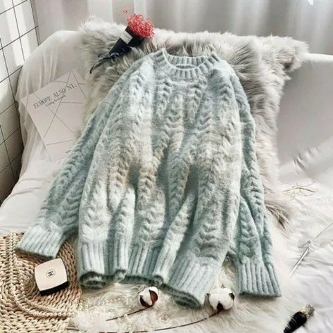 Áo len cổ chui phong cách Hàn Quốc