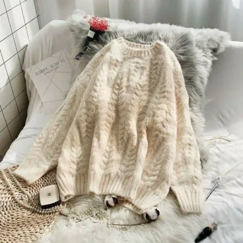 Áo len cổ chui phong cách Hàn Quốc