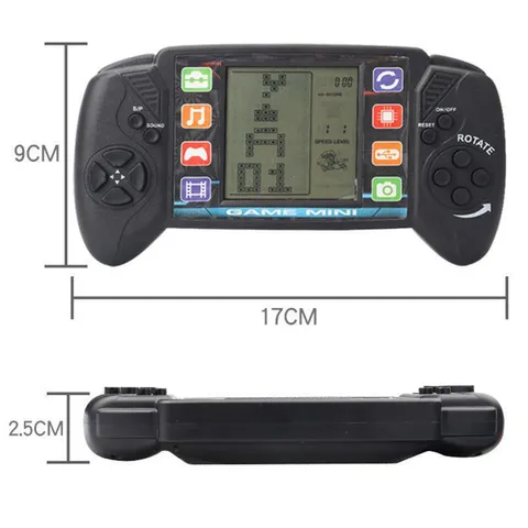 Máy Chơi Game Cầm Tay Tetris - Trò chơi Xếp Gạch Màn Hình Lớn 3.5 Inch Âm Thanh Cực Lớn