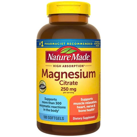 Viên Magnesium Citrate Nature Made 250mg 180 viên của Mỹ