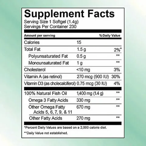Viên dầu cá Kirkland wild alaskan fish oil 1400mg 230 viên Mỹ 672100