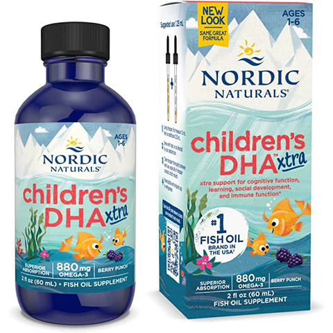 Nordic Children's DHA Xtra –  Hàm Lượng Cao Giúp Bé Thông Minh, Mắt Sáng