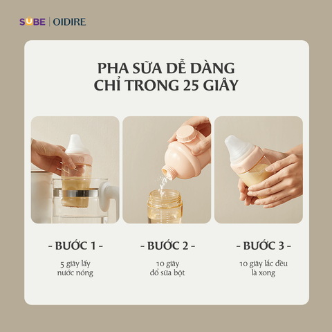 Máy hâm sữa và tiệt trùng bình sữa Oidire ODI02A