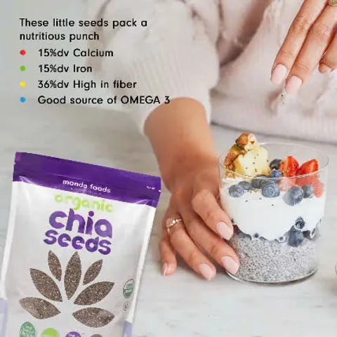 Hạt Chia Seeds Organic Monda Foods 1.36kg của Mỹ