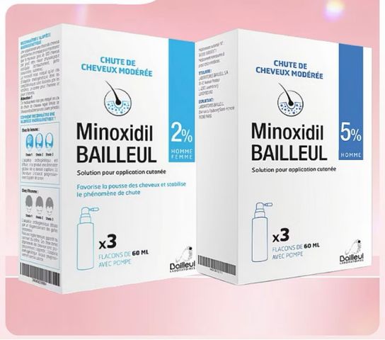 Xịt mọc tóc MINOXIDIL 2%-5%-Cứu tinh tóc mỏng, tóc hói cho mọi ngườiii