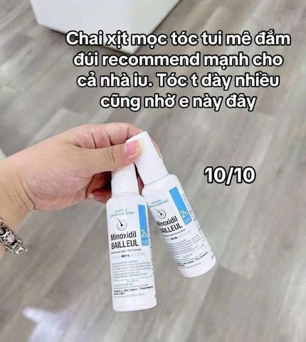 Xịt mọc tóc MINOXIDIL 2%-5%-Cứu tinh tóc mỏng, tóc hói cho mọi ngườiii