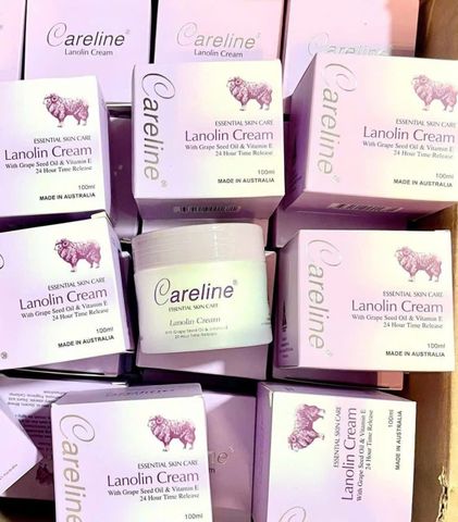 Kem Dưỡng Cừu Tím Lanolin Careline 100ml - Serum Dưỡng Da Mịn Màng, Phục Hồi Ẩm Cho Làn Da Khỏe Mạnh