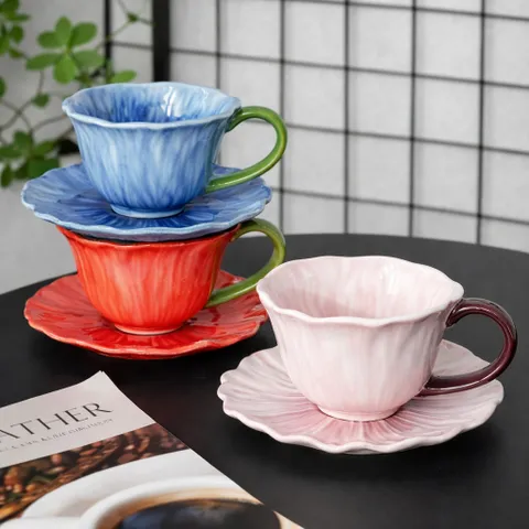 Ly Trà Hoa Nghệ Thuật – Tách Trà Cao Cấp Phong Cách Vintage