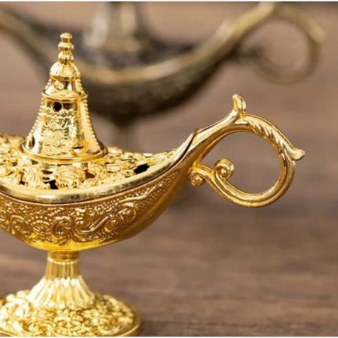 Mô hình Đèn Aladdin Mini Trang Trí Cao Cấp - Tượng Đồ Chơi Decor Phong Cách Cổ Điển Sang Trọng Làm Quà Tặng Độc Đáo