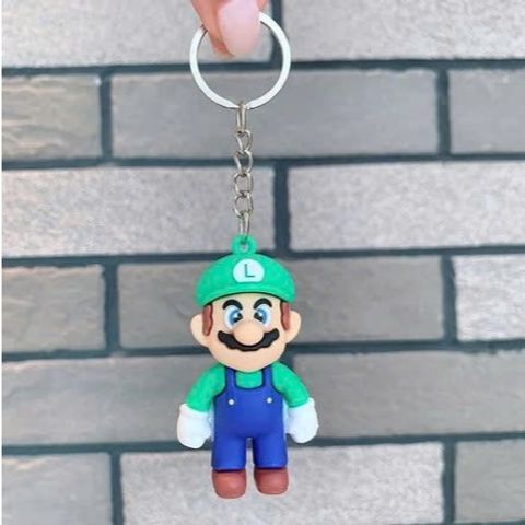 Bộ 5 Móc Khóa Nhân Vật Super Mario PVC Cho Cặp Sách