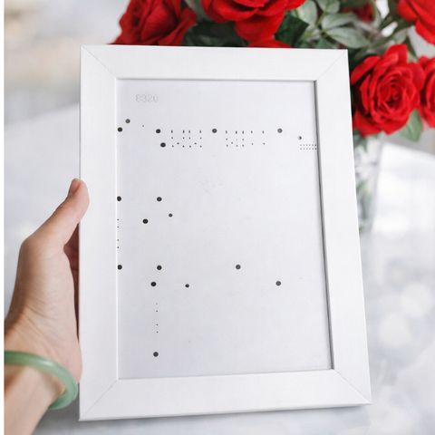 Khung ảnh 20x25cm gỗ ép lưu giữ kỉ niệm