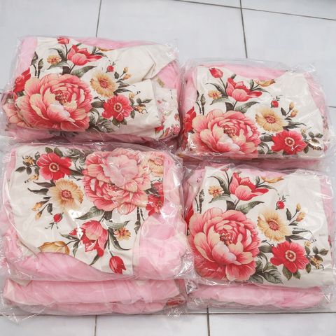 Đầm Tiệc Bé Gái Cao Cấp - Váy Công Chúa Phồng Xòe Họa Tiết Hoa Vintage