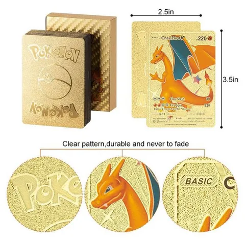 Bộ 55 lá bài Pokemon ép kẽm