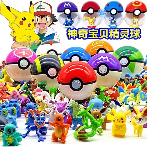 12 quả bóng pokemon đồ chơi ngộ nghĩnh dành cho bé