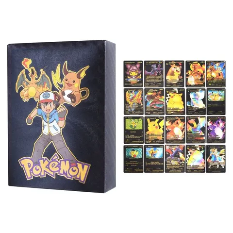 Bộ 55 lá bài Pokemon ép kẽm