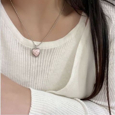 Dây chuyền trái tim caro dành cho các bạn nữ