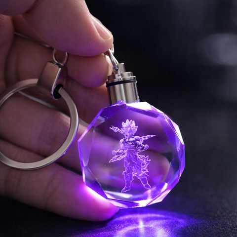 [SIÊU PHẨM ANIME] Móc Khóa Pha Lê Khắc 3D Laser Cao Cấp – Đẳng Cấp Fan Cứng!