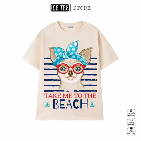 Áo thun ICETEE i08, Áo Phông, Áo Unisex, 100% Cotton, Tay Lỡ Form Oversize