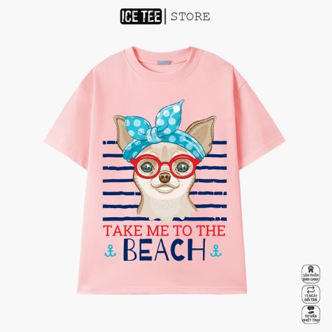 Áo thun ICETEE i08, Áo Phông, Áo Unisex, 100% Cotton, Tay Lỡ Form Oversize