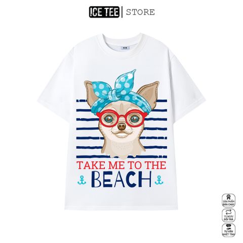 Áo thun ICETEE i08, Áo Phông, Áo Unisex, 100% Cotton, Tay Lỡ Form Oversize