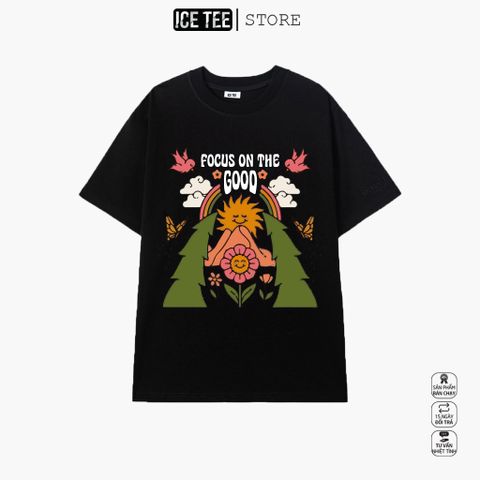 Áo Thun Nữ, Áo Phông Nam Nữ Unisex Tay Lỡ ICETEE Mã i22 Hình in mùa hè Cute Chất Cotton Form Rộng Phong Cách Ulzzang