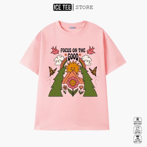 Áo Thun Nữ, Áo Phông Nam Nữ Unisex Tay Lỡ ICETEE Mã i22 Hình in mùa hè Cute Chất Cotton Form Rộng Phong Cách Ulzzang