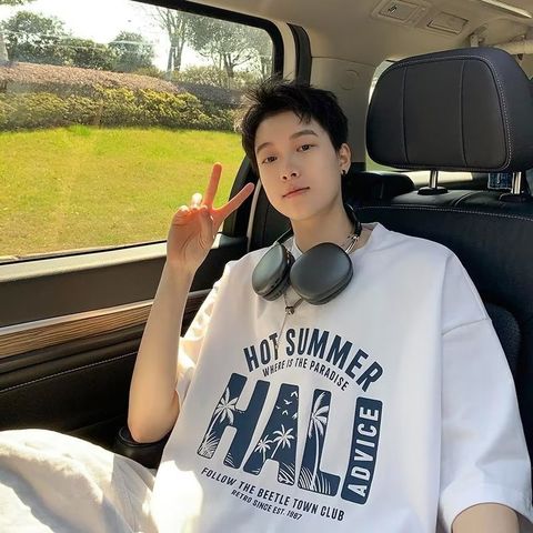 Áo thun ICETEE HOT SUMMER Unisex Chất Cottton Co Giãn Thoáng Mát,Áo Phông Cổ Tròn Tay Lỡ Form Oversize Thời Trang Nam Nữ