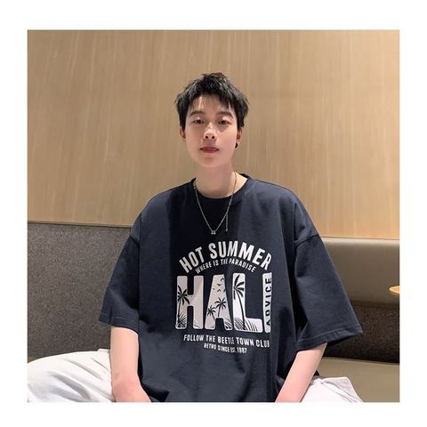Áo thun ICETEE HOT SUMMER Unisex Chất Cottton Co Giãn Thoáng Mát,Áo Phông Cổ Tròn Tay Lỡ Form Oversize Thời Trang Nam Nữ