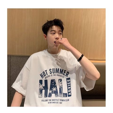 Áo thun ICETEE HOT SUMMER Unisex Chất Cottton Co Giãn Thoáng Mát,Áo Phông Cổ Tròn Tay Lỡ Form Oversize Thời Trang Nam Nữ