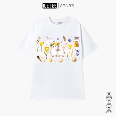 Áo Thun Nữ, Áo Phông Nam Nữ Unisex Tay Lỡ ICETEE Mã i13 Hình in Pikachu Cute Chất Cotton Form Rộng Phong Cách Ulzzang