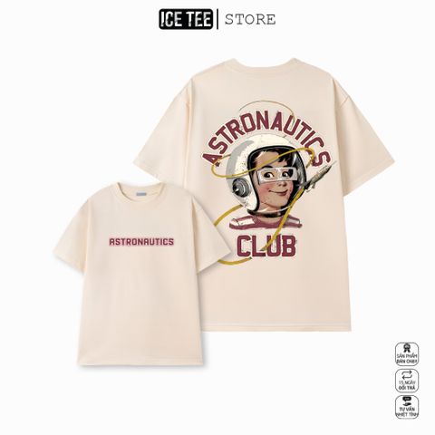 Áo Thun Nữ, Áo Phông Nam Nữ Unisex Tay Lỡ ICETEE Mã i21 Hình in 2 mặt Cute Chất Cotton Form Rộng Phong Cách Ulzzang