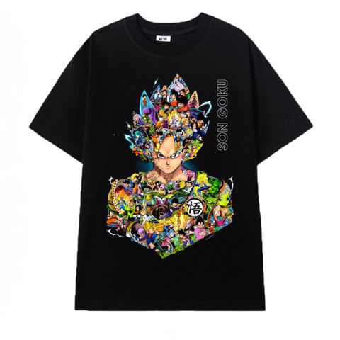 Áo thun Songoku Premium oversize ICETEE cotton 100% 2 chiều thoáng mát nam nữ