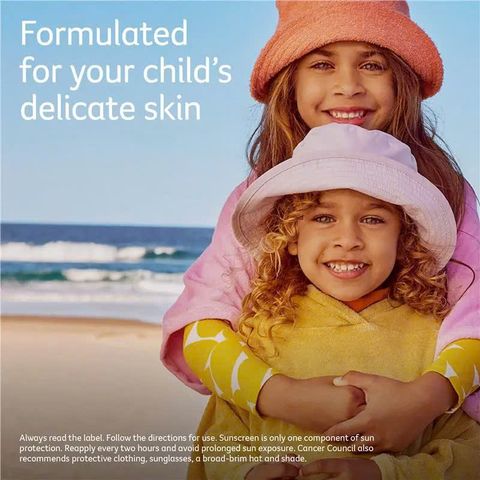 Kem chống nắng cho trẻ em Cancer Council SPF 50+ Kids 110ml Tube