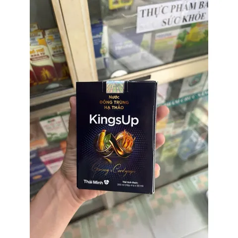 Nước ĐÔNG TRÙNG HẠ THẢO KingsUp Thái Minh hộp 4 lọ