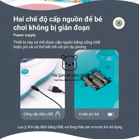 Đồ chơi bàn câu cá nam châm có nhạc xoay 360 độ rèn luyện tư duy cho bé, Thế giới đồ chơi 1104