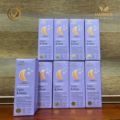 Siro giúp an thần, hỗ trợ ngủ ngon cho trẻ em Harker Herbals Children's Calm & Sleep 150ml