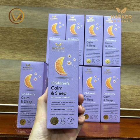 Siro giúp an thần, hỗ trợ ngủ ngon cho trẻ em Harker Herbals Children's Calm & Sleep 150ml
