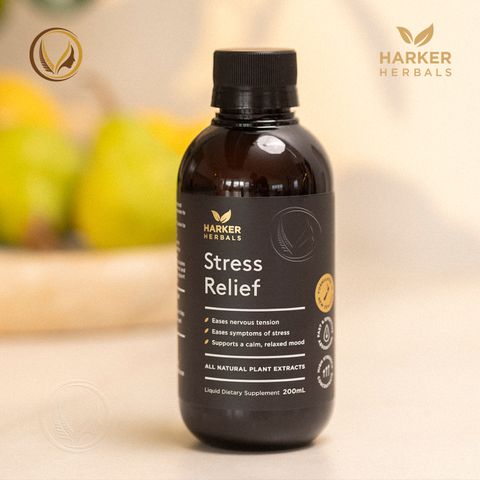 Siro giảm stress, căng thẳng thần kinh Harker Herbals Stress Relief 200ml