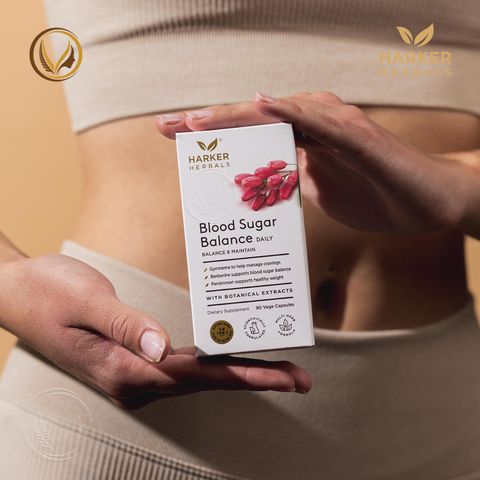 Viên uống cân bằng lượng đường trong máu Harker Herbals Blood Sugar Balance 90 viên