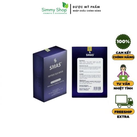 HÀNG CÔNG TY - Mặt Nạ SMAS PEPTIDE SILK MASK Dưỡng Cấp Ẩm Làm Dịu Da Giảm Đỏ Sau Lăn Kim, Phi Kim
