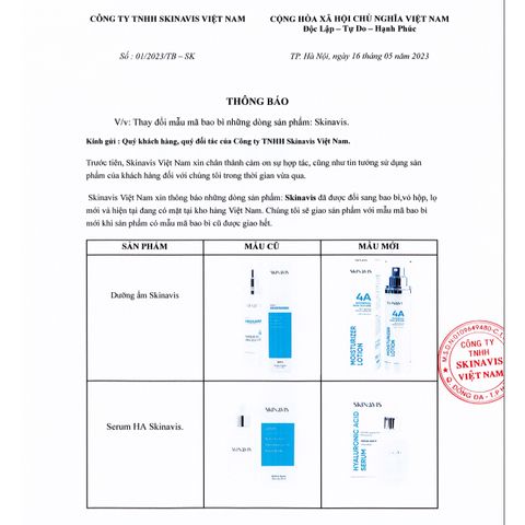 [HÀNG CÔNG TY] Lotion Dưỡng Ẩm Và Làm Dịu, Phục Hồi Da Skinavis Moisturizer Cho Da Thường, Hỗn Hợp, Da Dầu Mụn, Da Khô
