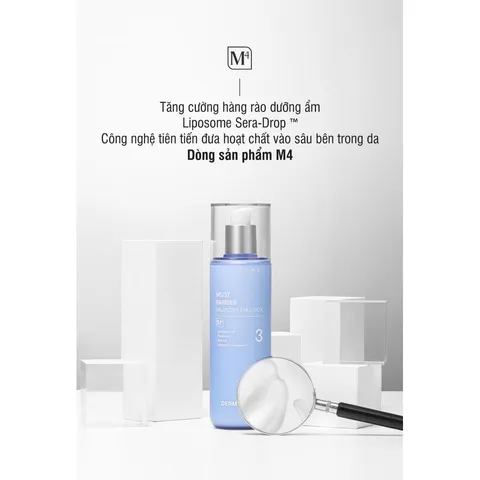 HÀNG CÔNG TY - Sữa dưỡng ẩm Dermafirm Moist Barrier Balancing Emulsion M4 chuyên sâu chống mất nước da mặt 200ml