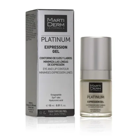 [HÀNG CÔNG TY] Gel Dưỡng Làm Đầy Rãnh, Giảm Nhăn Đuôi Mắt & Khóe Miệng - MartiDerm Platinum Expression Gel (15ml)