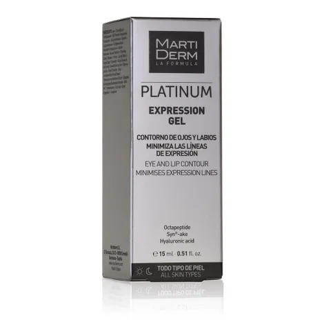 [HÀNG CÔNG TY] Gel Dưỡng Làm Đầy Rãnh, Giảm Nhăn Đuôi Mắt & Khóe Miệng - MartiDerm Platinum Expression Gel (15ml)