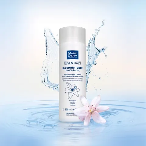 [HÀNG CÔNG TY] Nước Cân Bằng Dưỡng Ẩm Cho Da Thường Đến Khô - MartiDerm Essentials Blooming Toner (200ml)