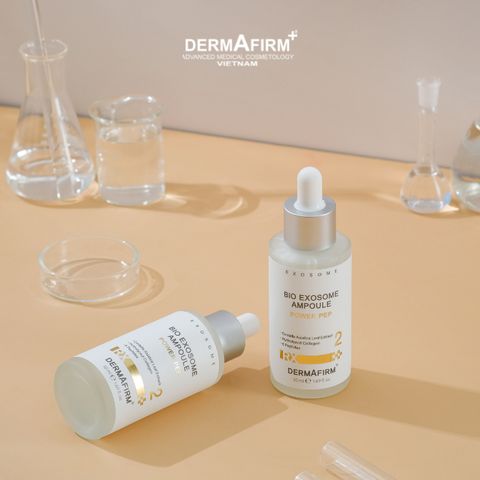 Tinh Chất Dermafirm Bio Exosome Ampoule Power Pep Serum Trẻ Hóa Nhăn Đa Tầng Chống Lão Hoá - 50ml