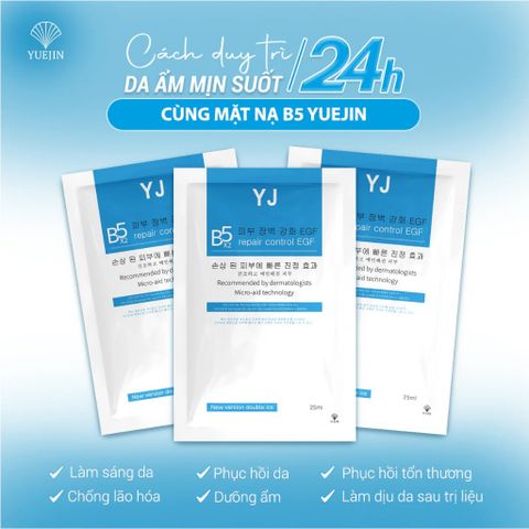 HÀNG NHẬP KHẨU - Mặt nạ B5 Yuejin Repair Control EGF 24k Gold phục hồi, cấp ẩm, làm dịu da ngừa lão hóa, nếp nhăn - Hàn