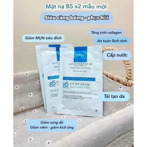 HÀNG NHẬP KHẨU - Mặt nạ B5 Yuejin Repair Control EGF 24k Gold phục hồi, cấp ẩm, làm dịu da ngừa lão hóa, nếp nhăn - Hàn